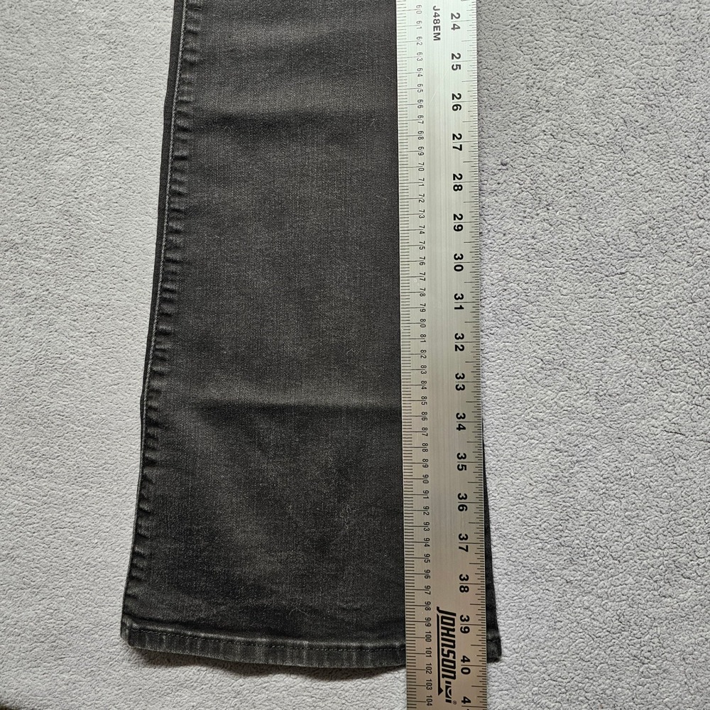 Levi's 726 Jeans Womens 27 Black Denim Slim Fit‎ Flared Leg Streetwear Americana - Picture 3 of 11